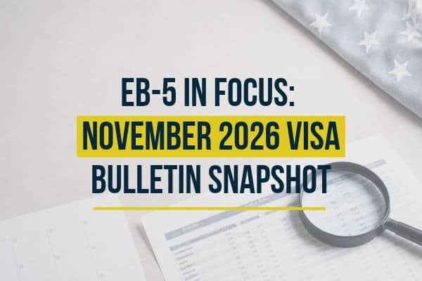 EB-5 Visa Bulletin November 2026